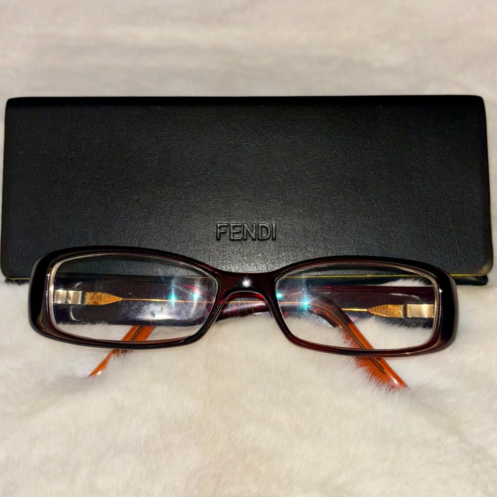 Fendi | Women’s Brown Eyeglasses with Case